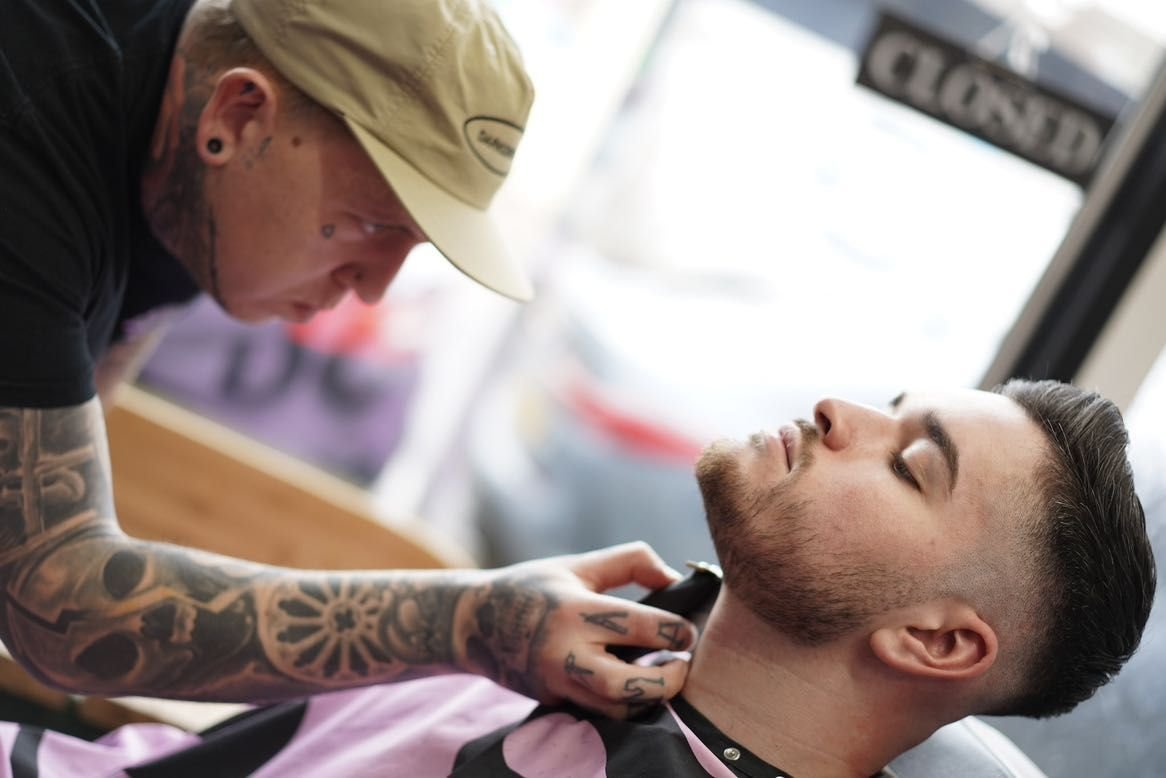 Inside Ghost Barber Club